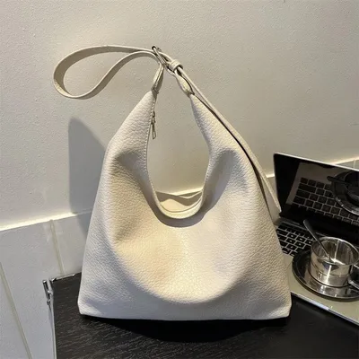 Large Capacity Leather Tote Bag