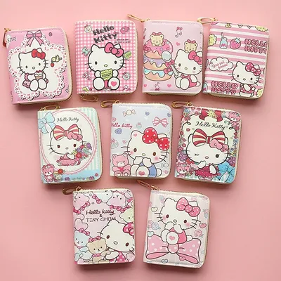  Zip-Around Kawaii Wallet Coin Purse