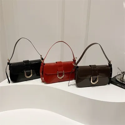 Horseshoe Buckle Shoulder Bag