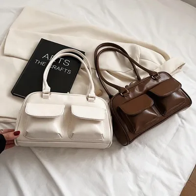  Double-pocket Shoulder Bag