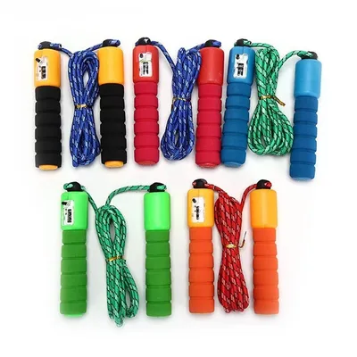 Counting Jumping Rope with Sponge Handle