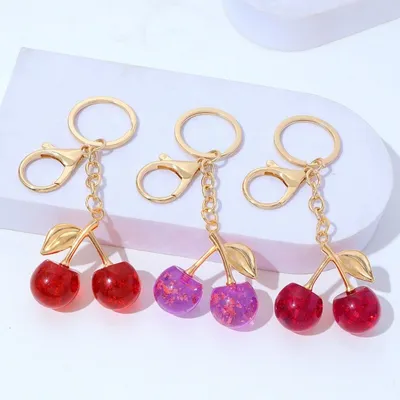 Mini Cherry Keychain (1 Pc)