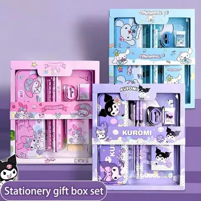  Learning Stationery Gift Box Sets (12 Pcs)