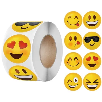 Cute and Happy Birthday Funny Smiley Emoji Stickers
