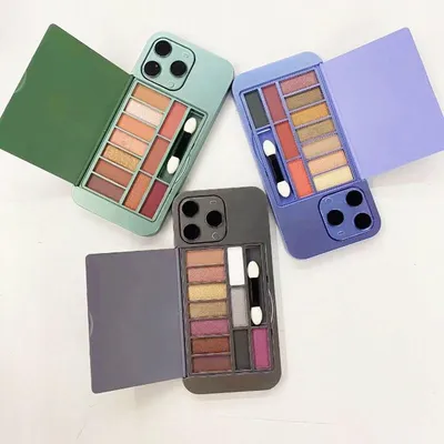 Eyeshadow Palette with Mirror Phone Shape 