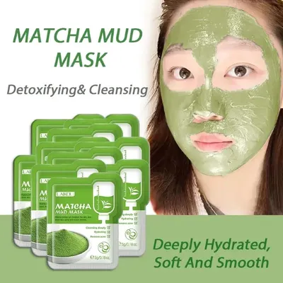 Laikou Matcha Mud Mask ( 4 pc )