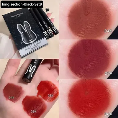  Dark Rabbit Lip Glaze Set (3 Pcs)