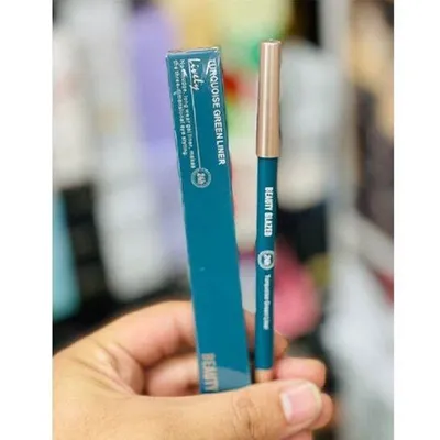 Beauty Glazed Turquoise Green Liner Kajol