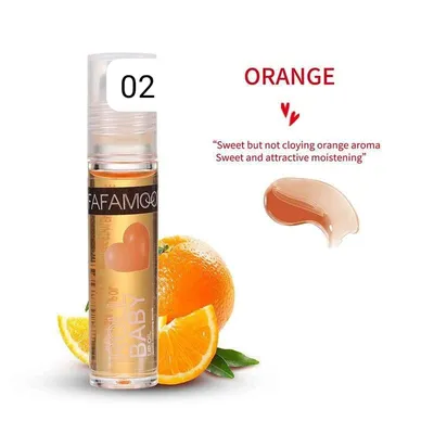  Rollerball Fruit Flavor Lip Oil Moisturizing