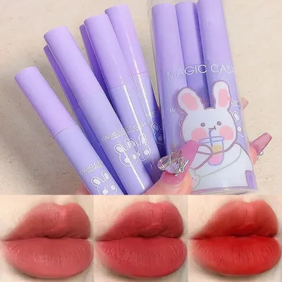 Naughty Rabbit  Matte Lipstick Set Magic Casa  (6 Pcs)