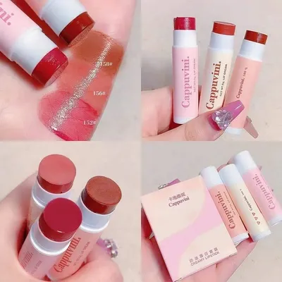 Cappuvini Creamy Lipstick Set 3 Colour 