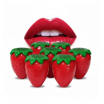 Magic Moisturizing Lip Balm Strawberry  (1 Pc)
