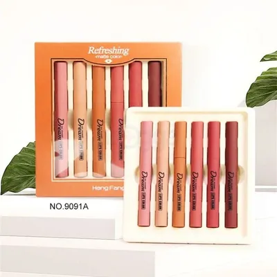 Hengfang Velvet Mist Lipstick Set (6 Pc)