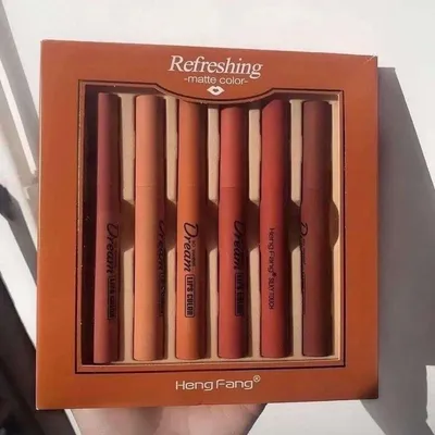 Hengfang Velvet Mist Lipstick Set (6 Pc)