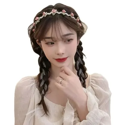  Rose Flower Pearl Headband