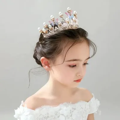 Pearl Princess Butterfly Party Crown
