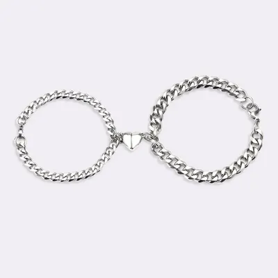 Magnetic Heart Shaped Couple Bracelets