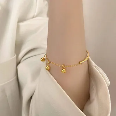  Semi-Circle Minimalist Ball Bracelet
