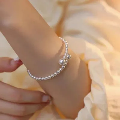 Adjustable Pearl Bracelet