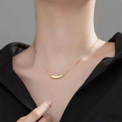 Tear Drop Stainless Steel Necklace