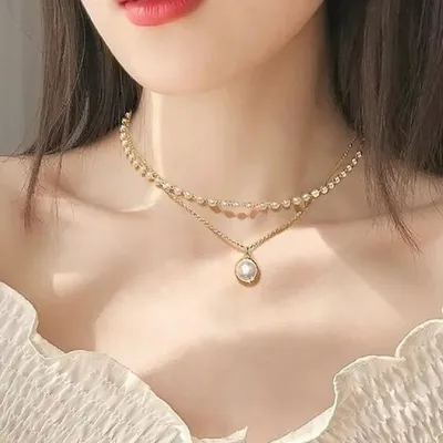 2 Layer Pearl Chain ( 1 Pc )