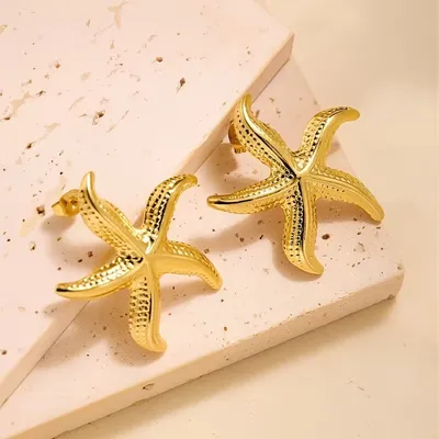 Starfish Trendy  Stud Earrings
