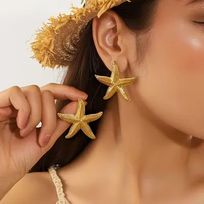 Starfish Trendy  Stud Earrings
