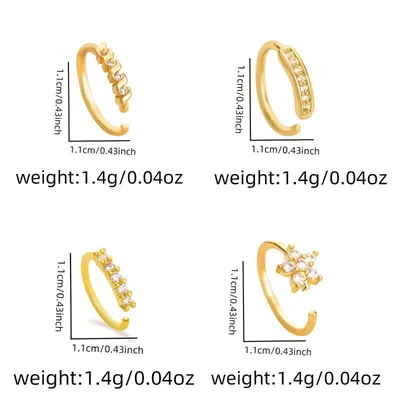 Non-Pierced Stainless Steel Clip Nose