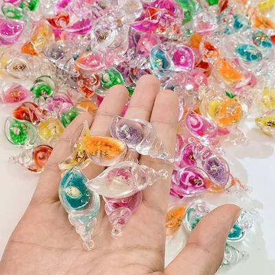 Acrylic Shell Jewelry Glow-In-The-Dark DIY (5 Pcs)