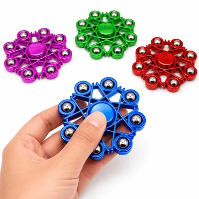 Colorful Spinner with Metal Balls