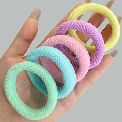 Bohemian Style Colorful Striped Headbands (10 Pcs)