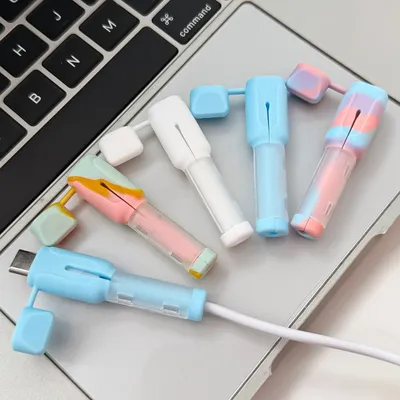 1 Pair Type-C To Type-C Charging Cable Protector (Type-B To Type-B)