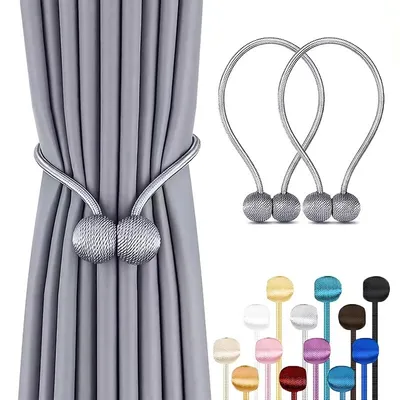 Magnetic Curtain Buckle Tieback ( 1 Pair )