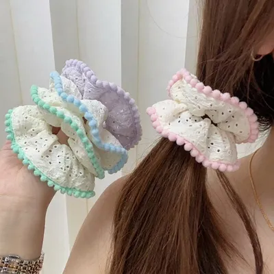 Sweet Versatile Lace Scrunchies ( 2 Pcs )