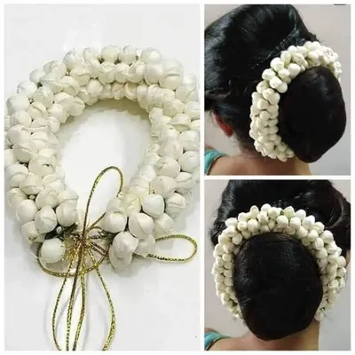 Artificial Hair Gajra Jasmine Flower ( 1 pc )