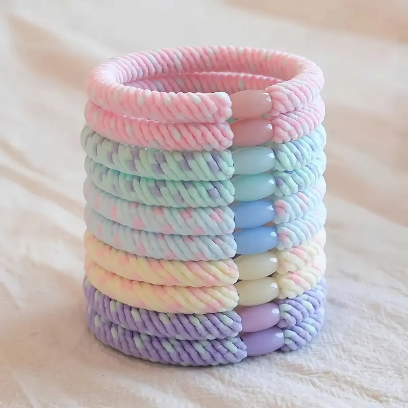 Elastic Hair Bands Premium Cord Style ( 8 Pcs )