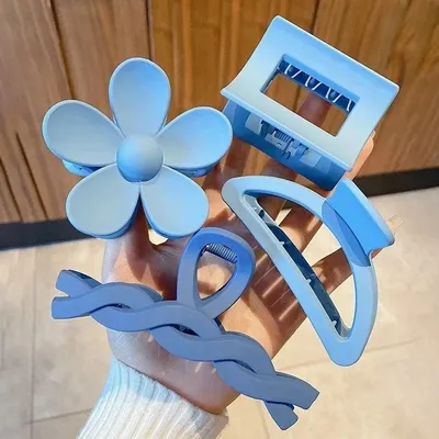 Large Korean Crab Claw Hair Clips ( 8 Pcs )