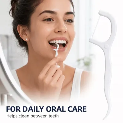 Dental Floss Toothpicks Box ( 50 Pcs )