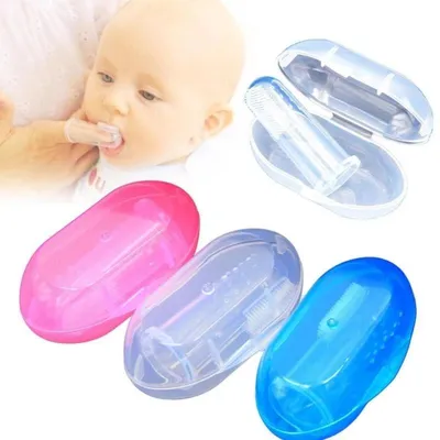 Silicone Baby Finger Tooth Brush (2 pc)