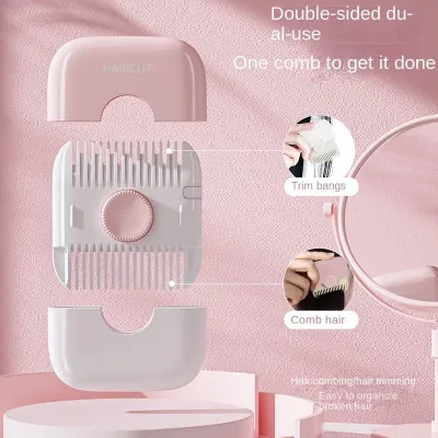  2 in 1 Multifunctional Plastic Hair Shaving Comb Portable Haircut