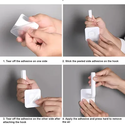 Multifunctional Mounted Storage Wall Hook (2 pc)