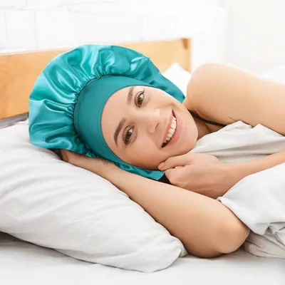 Makeup & Sleeping Hair Cap For Woman