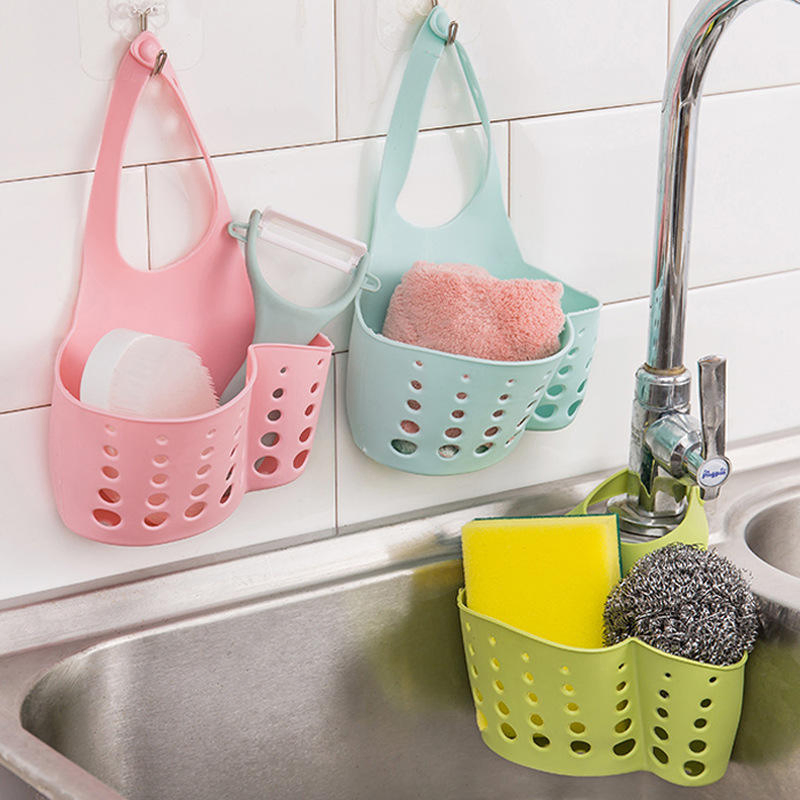 Kitchen Sink Sponge Holder Storage Basket