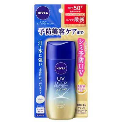 NIVEA UV Deep Protect & Care Gel SPF 50+ PA++++ 80g (Japan)