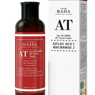 Cos De BAHA Azelaic Acid 5%, Niacinamide 2% Facial Toner (AT) 200ml