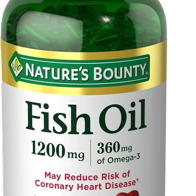 Nature's Bounty Fish Oil 1200mg With 360mg of Omega-3 (200 Rapid Release Softgels)