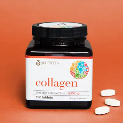 Youtheory Collagen + Biotin Skin, Hair & Nail Formula 120 Tablets