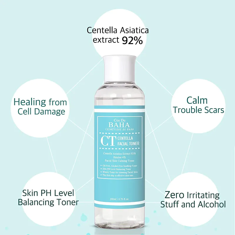 Cos de Baha Centella Facial Toner (CT) 200ml