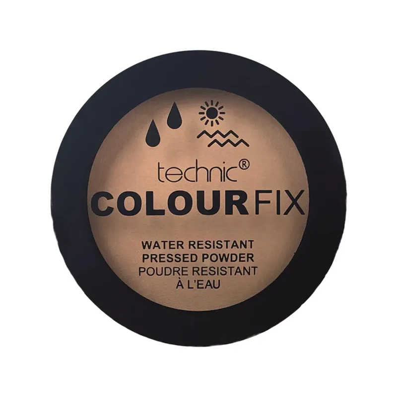 Technic Colour Fix Water Resistant Pressed Powder Hazelnut