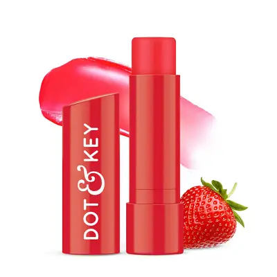Dot and Key Barrier Repair Hydrating Tinted Lip Balm SPF 50 PA+++ Strawberry Red 4.5g